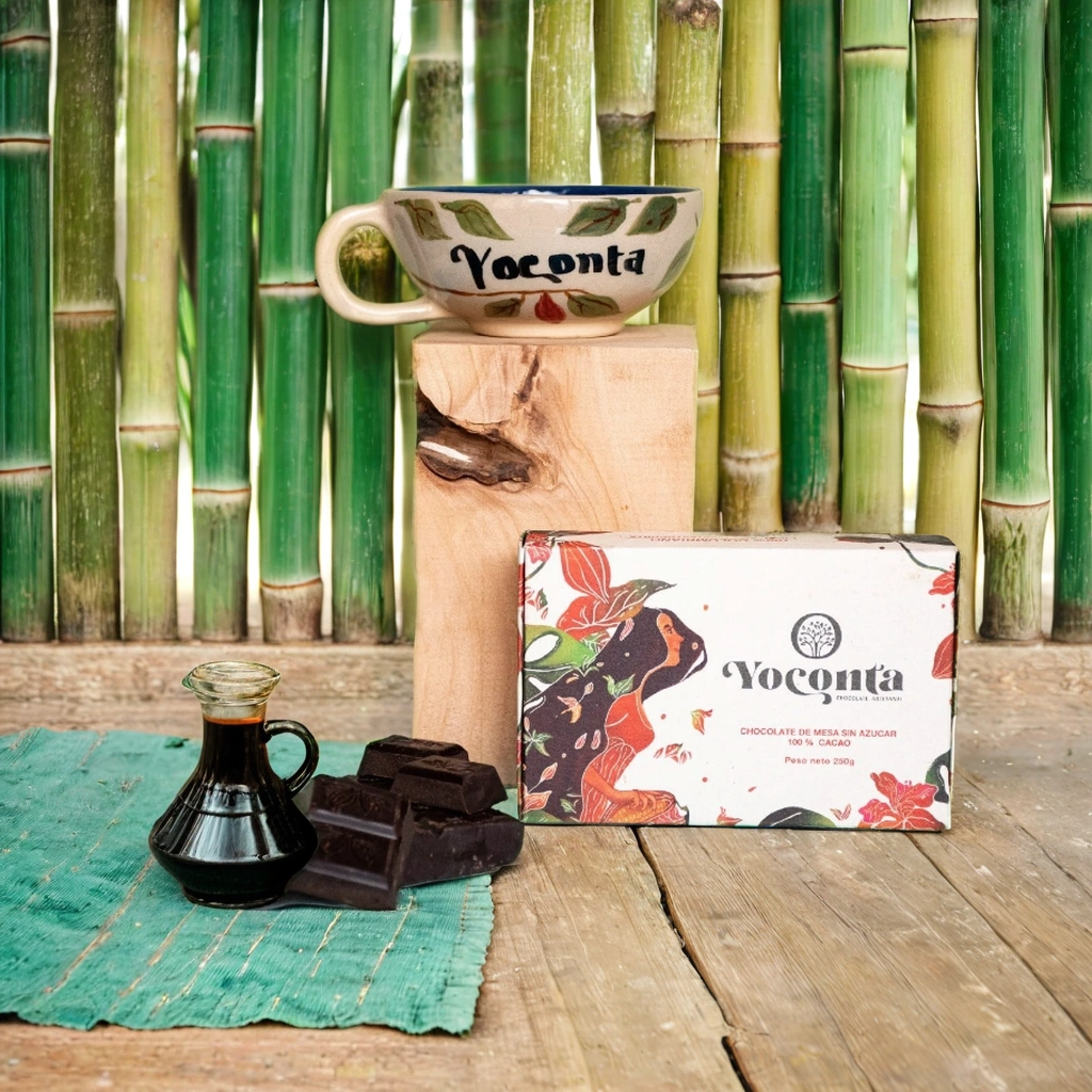 Chocolate de mesa 100 % Cacao - 250 Gramos